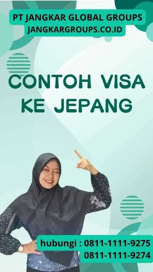 Contoh Visa Ke Jepang