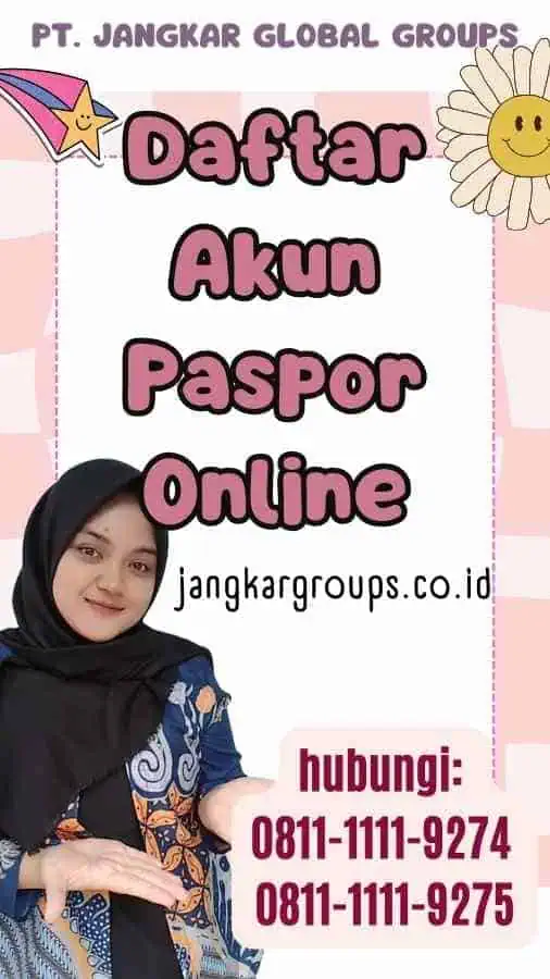 Daftar Akun Paspor Online