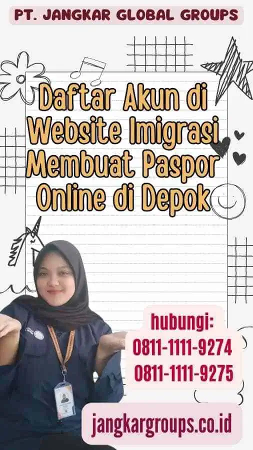 Daftar Akun di Website Imigrasi Membuat Paspor Online di Depok