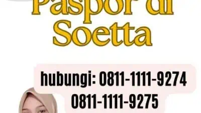 Daftar Online Paspor di Soetta