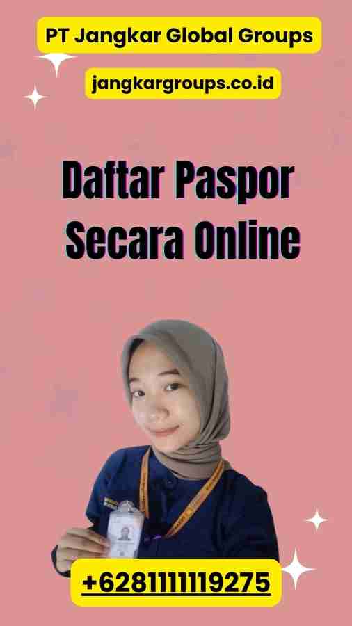 Daftar Paspor Secara Online