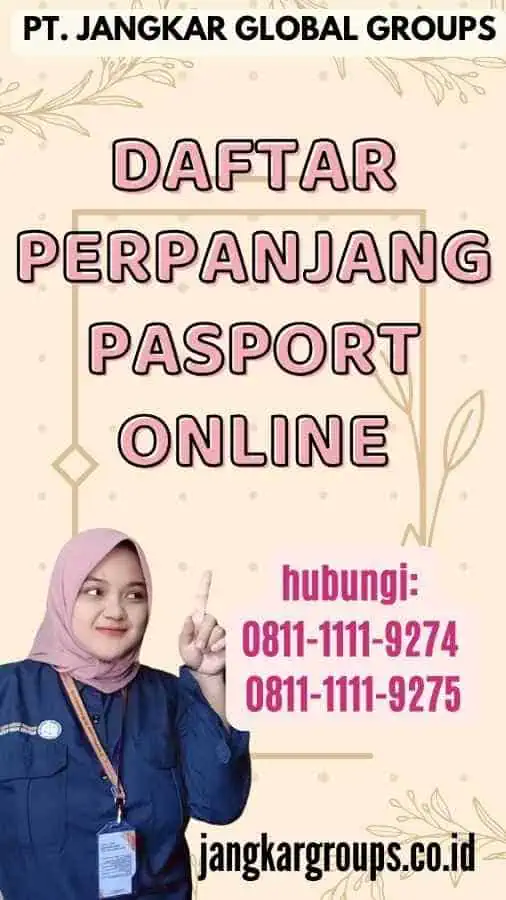 Daftar Perpanjang Pasport Online