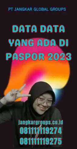 Data Data Yang Ada Di Paspor 2023