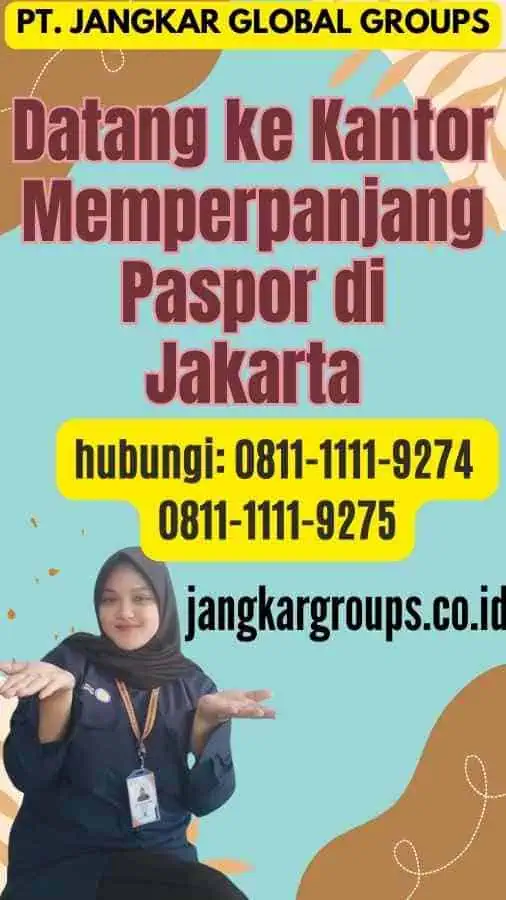 Datang ke Kantor Memperpanjang Paspor di Jakarta