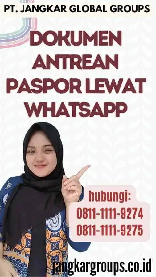 Dokumen Antrean Paspor Lewat Whatsapp