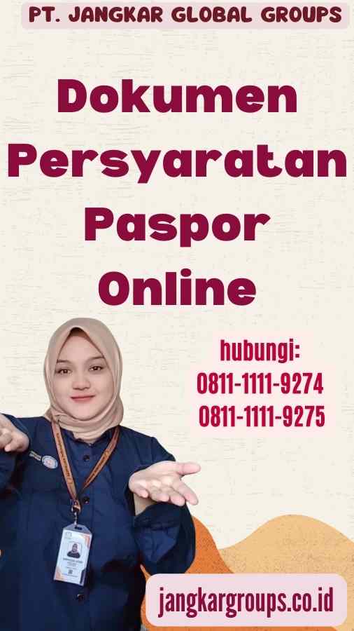 Dokumen Persyaratan Paspor Online