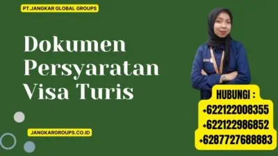 Dokumen Persyaratan Visa Turis