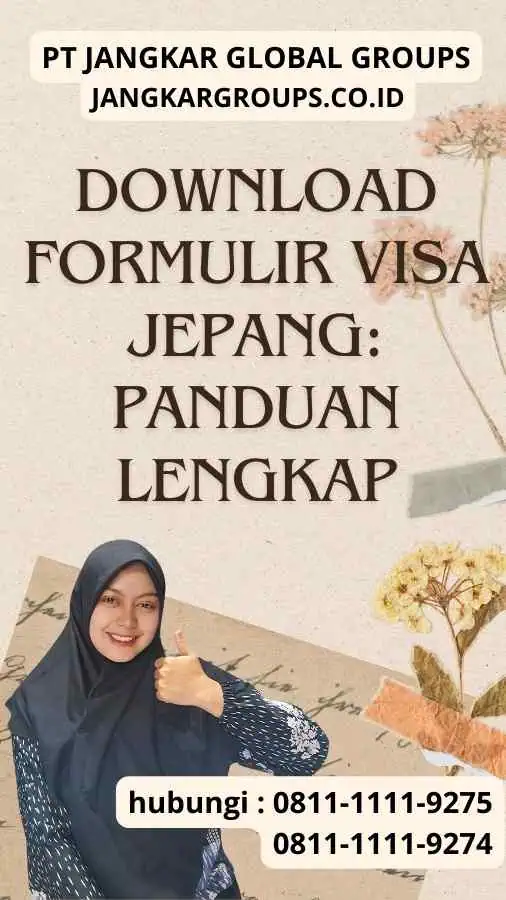 Download Formulir Visa Jepang Panduan Lengkap