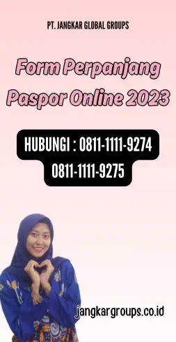 Form Perpanjang Paspor Online 2023