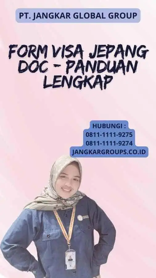 Form Visa Jepang Doc - Panduan Lengkap