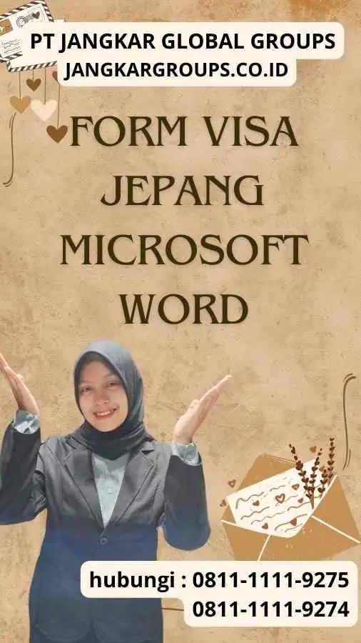 Form Visa Jepang Microsoft Word