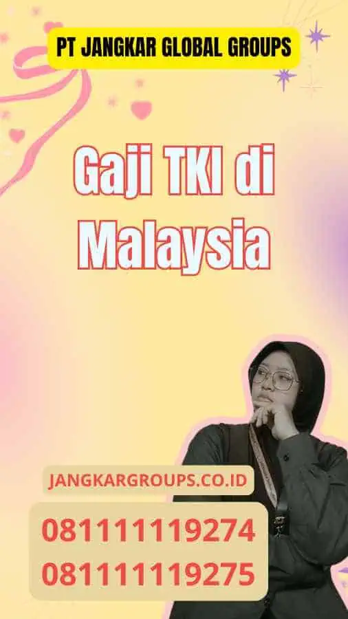 Gaji TKI di Malaysia