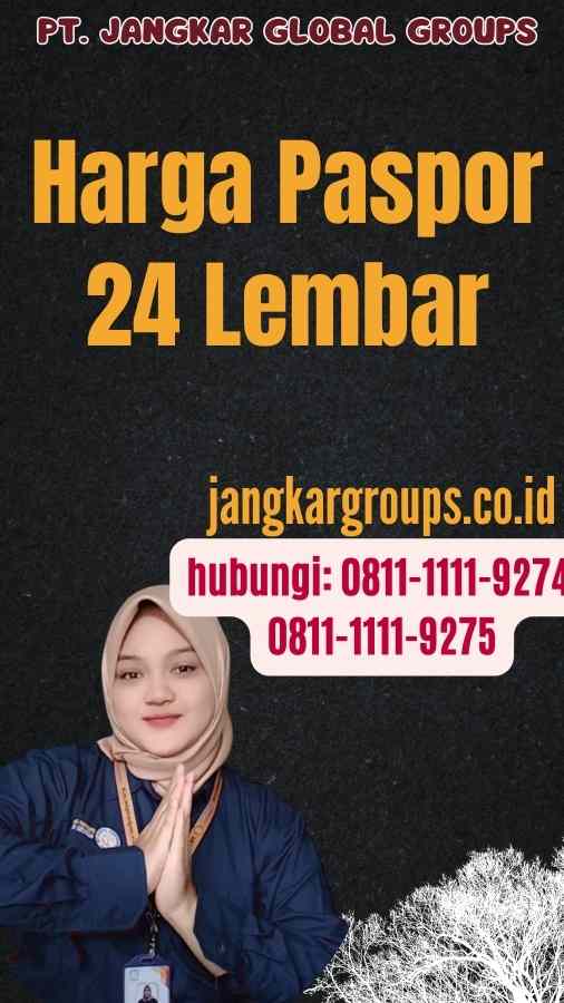 Harga Paspor 24 Lembar