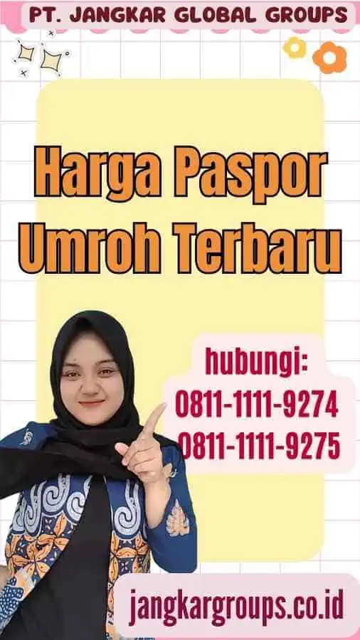 Harga Paspor Umroh Terbaru