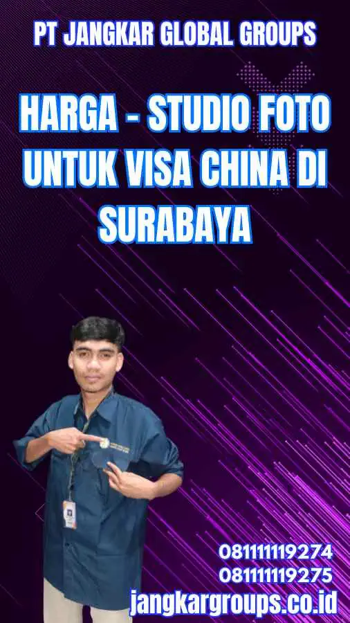 Harga - Studio Foto untuk Visa China di Surabaya