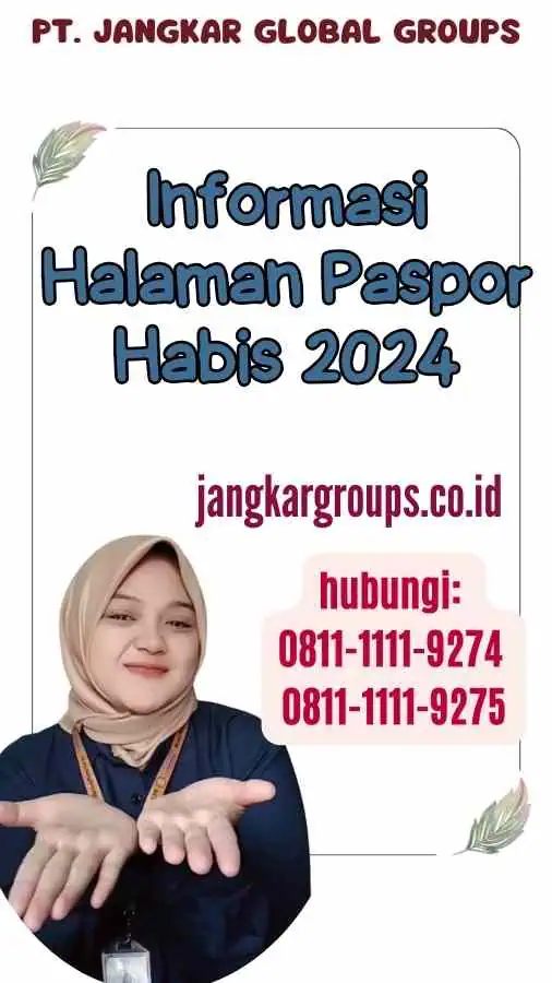 Informasi Halaman Paspor Habis 2024