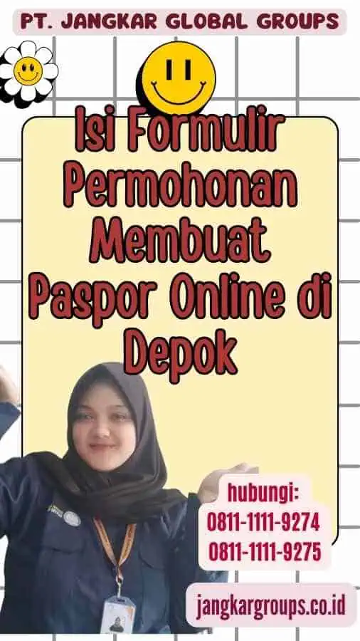 Isi Formulir Permohonan Membuat Paspor Online di Depok