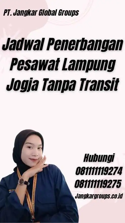 Jadwal Penerbangan Pesawat Lampung Jogja Tanpa Transit