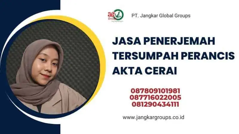 Jasa Penerjemah Tersumpah Perancis