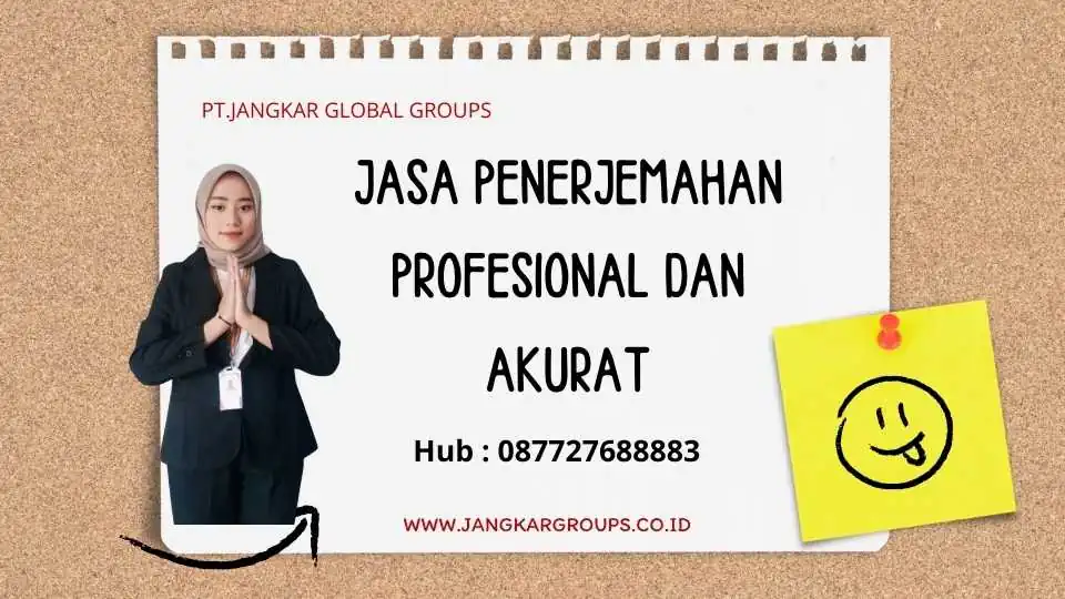 Jasa Penerjemahan Profesional dan Akurat