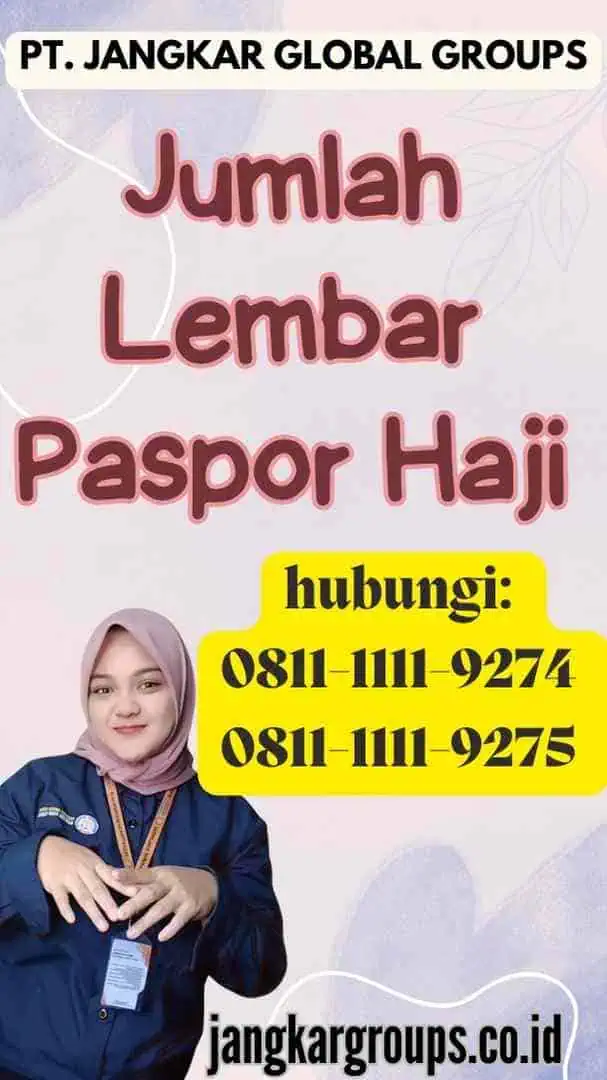 Jumlah Lembar Paspor Haji