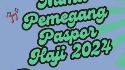 Jumlah Suku Kata Nama Pemegang Paspor Haji 2024