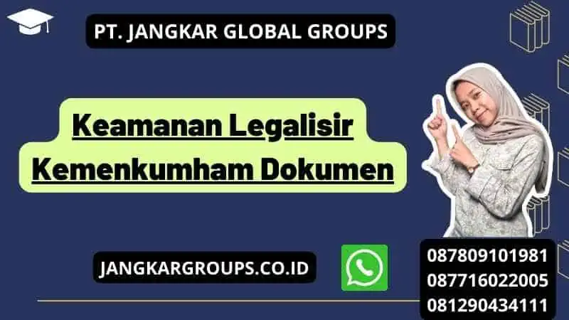 Keamanan Legalisir Kemenkumham Dokumen