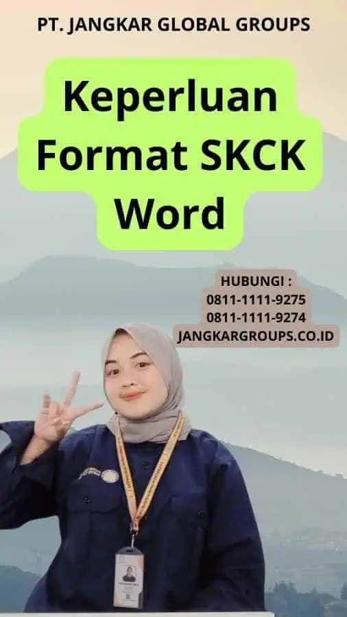 Keperluan Format SKCK Word