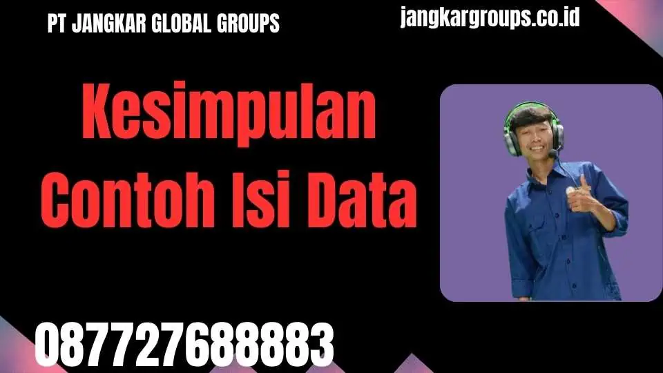 Kesimpulan Contoh Isi Data