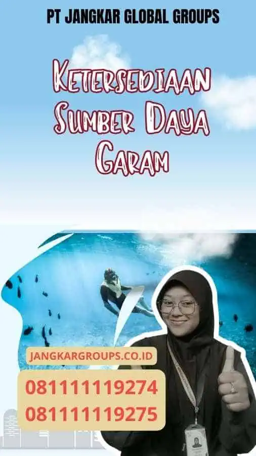 Ketersediaan Sumber Daya Garam - Faktor Yang Mempengaruhi Impor Garam