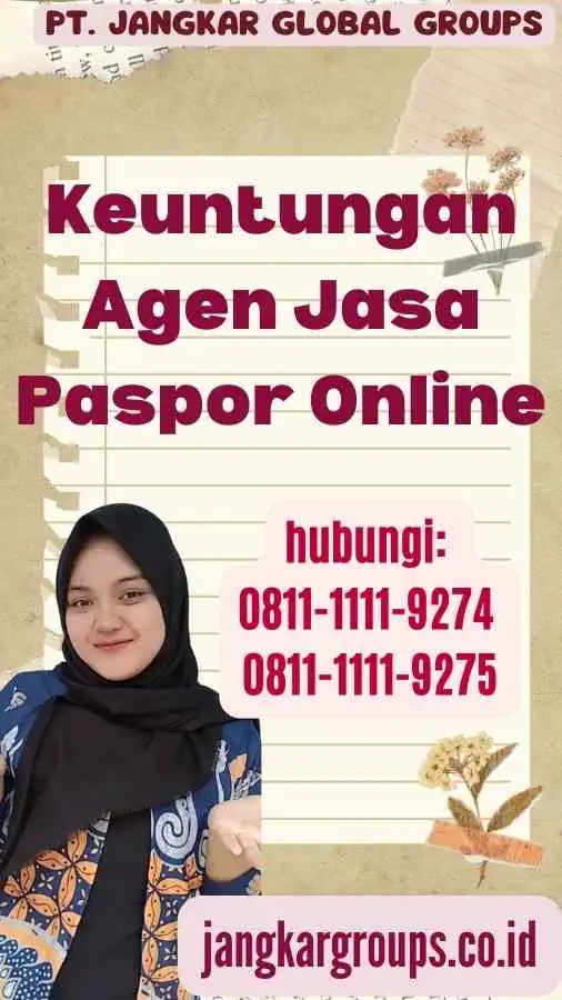 Keuntungan Agen Jasa Paspor Online