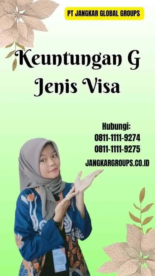 Keuntungan G Jenis Visa