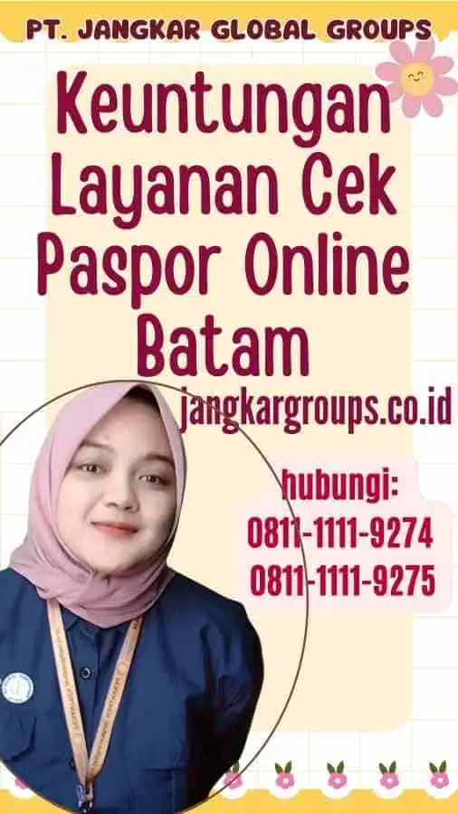 Keuntungan Layanan Cek Paspor Online Batam