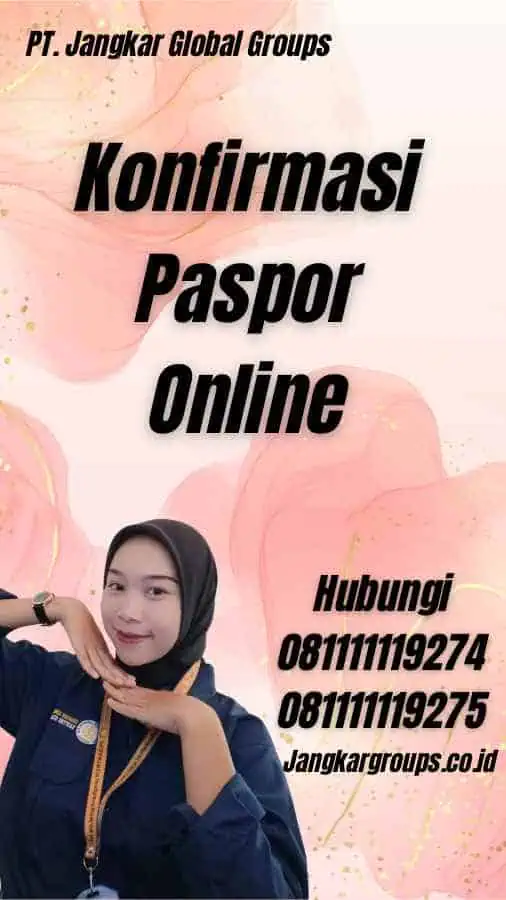 Konfirmasi Paspor Online