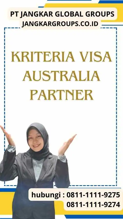 Kriteria Visa Australia Partner