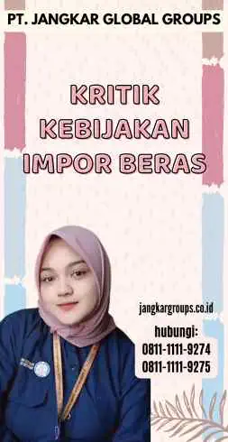 Kritik Kebijakan Impor Beras