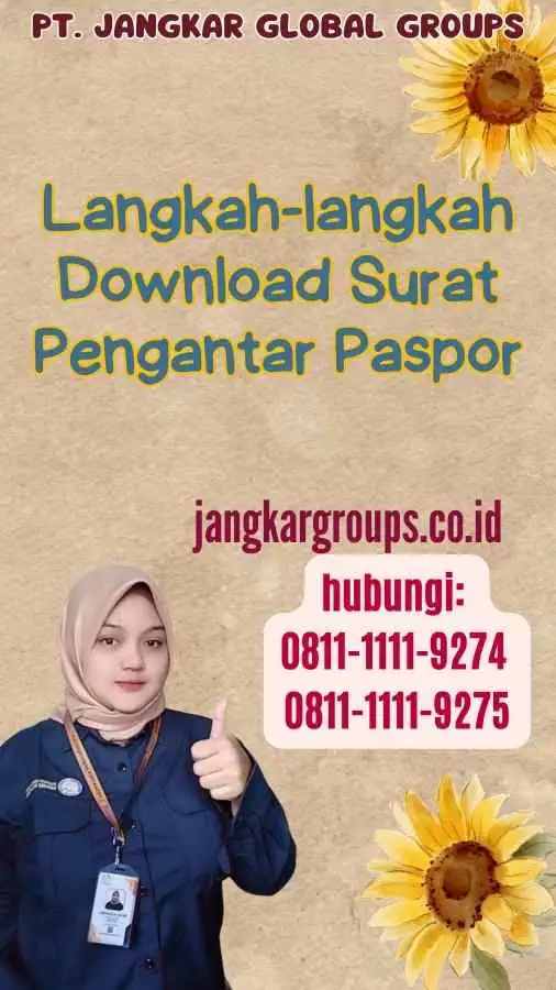 Langkah-langkah Download Surat Pengantar Paspor