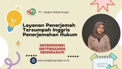 Layanan Penerjemah Tersumpah Inggris