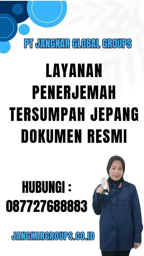 Layanan Penerjemah Tersumpah Jepang Dokumen Resmi