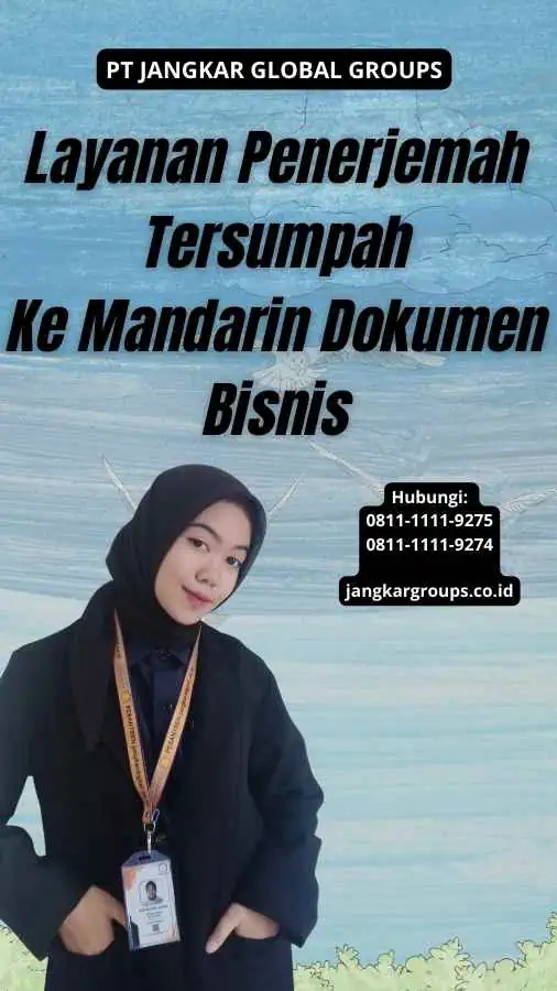 Layanan Penerjemah Tersumpah Ke Mandarin Dokumen Bisnis