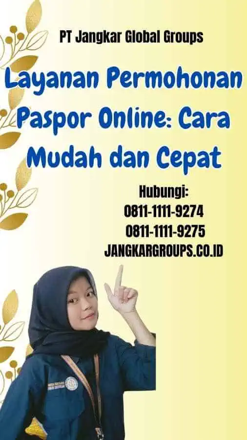 Layanan Permohonan Paspor Online Cara Mudah dan Cepat