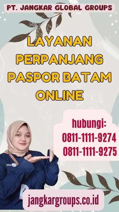 Layanan Perpanjang Paspor Batam Online