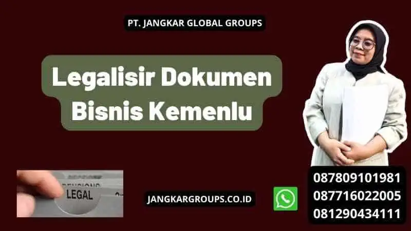 Legalisir Dokumen Bisnis Kemenlu