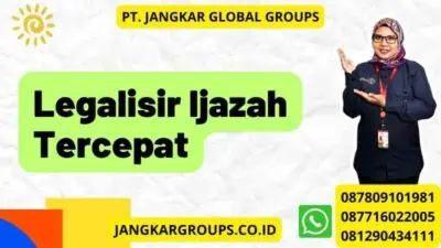 Legalisir Ijazah Tercepat