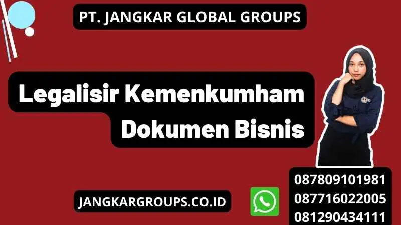 Legalisir Kemenkumham Dokumen Bisnis