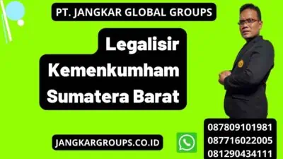 Legalisir Kemenkumham Sumatera Barat