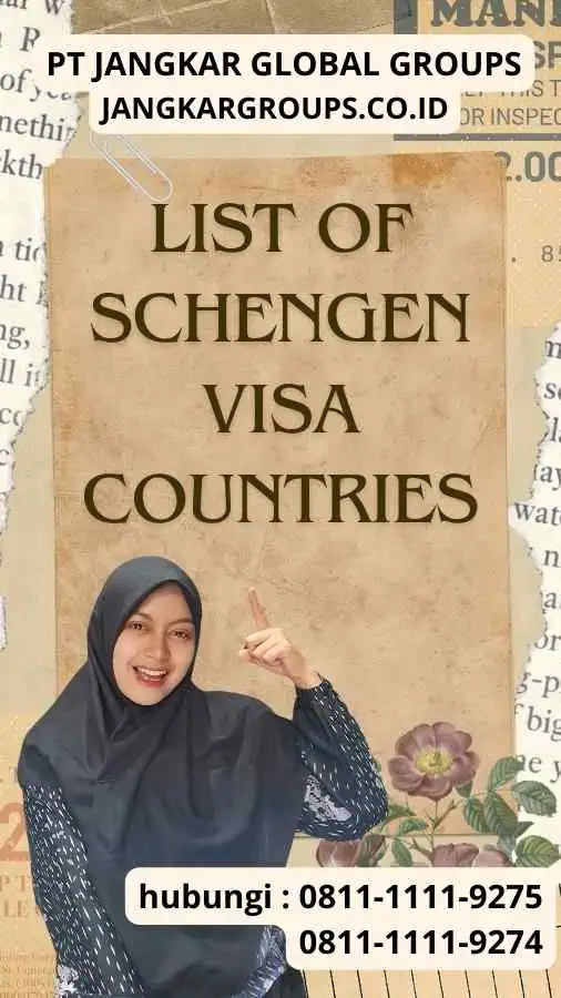 List Of Schengen Visa Countries