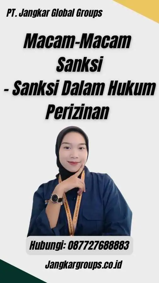 Macam-Macam Sanksi - Sanksi Dalam Hukum Perizinan