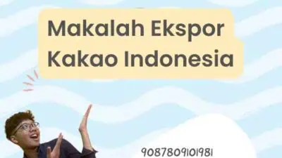 Makalah Ekspor Kakao Indonesia