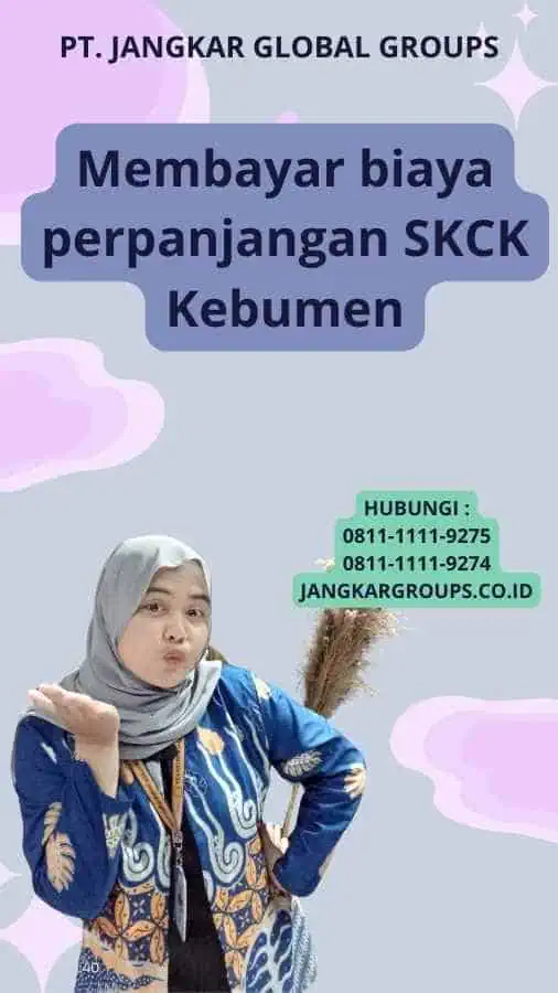 Membayar biaya perpanjangan SKCK Kebumen